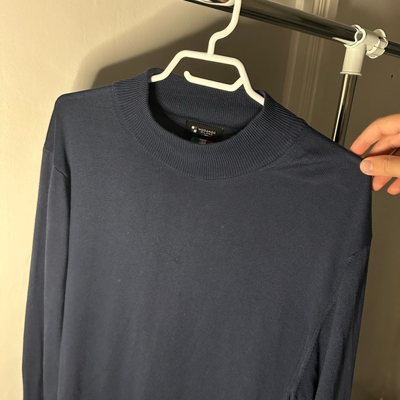 Men's Moreno Blue Sweater - Picture 2 of 3